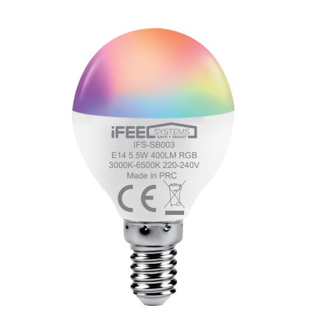 Ampoule Connectée Intelligente WiFi iFeel Globe E27