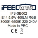 iFeel Candle E14 IFS-SB002 Ampoule Intelligente Bougie