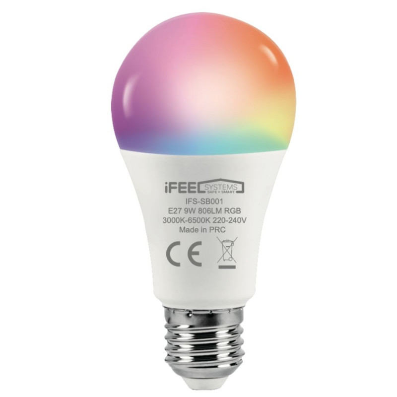 Ampoule Intelligente Wifi LED Smart Bulb E27 à Vis Connectée Alexa