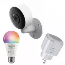 Pack Maison Intelligente : Caméra WiFi, Prise Connectée, Ampoule