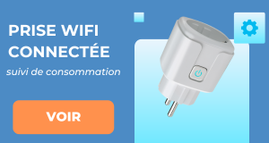 Prise WiFi connectée avec suivi de consommation